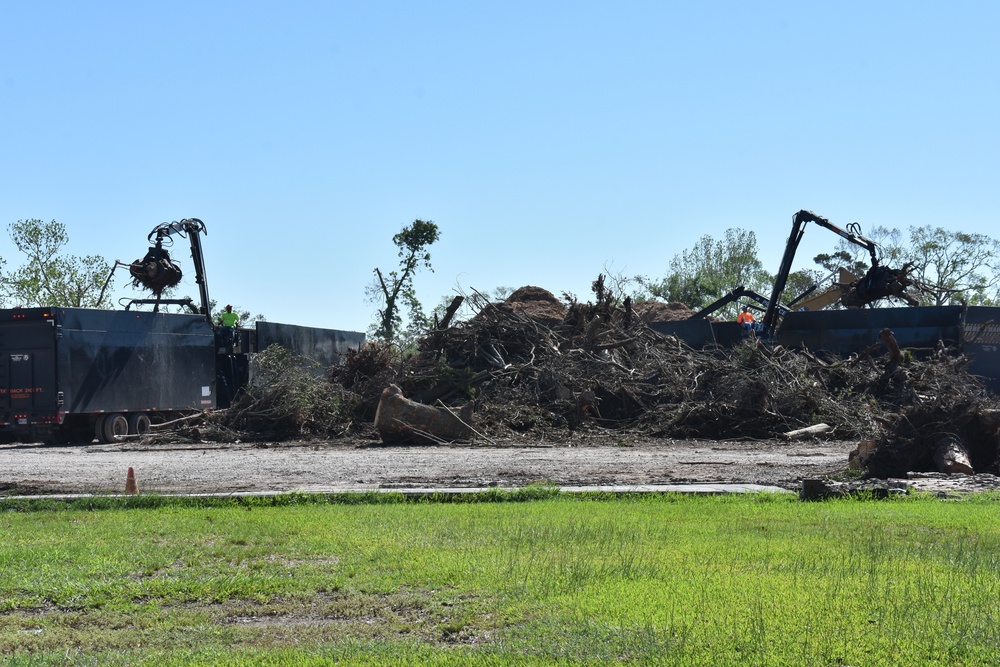Southwest Louisiana debris in the aftermath of Hurricane Laura, September 2020
