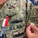 Sailors receive command patches