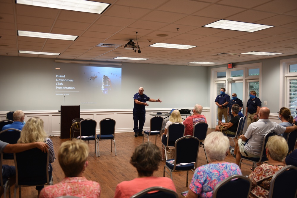 St. Simons Sound Incident responders updates a community group