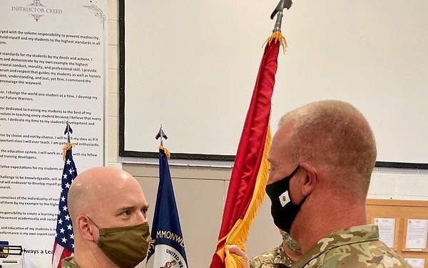 Col. Bates takes command of the 138th Field Artillery Brigade