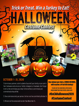 Ghoulish reflections: October features a Halloween photo contest, discounts on candy, private label products and more