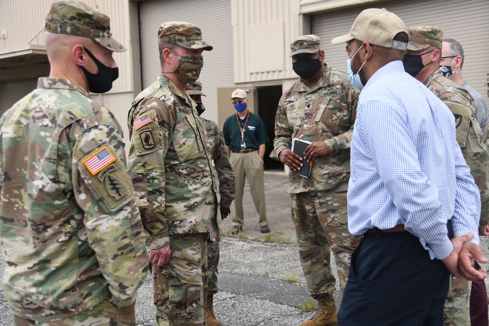 Army Sustainment Command commander tours NWS Charleston