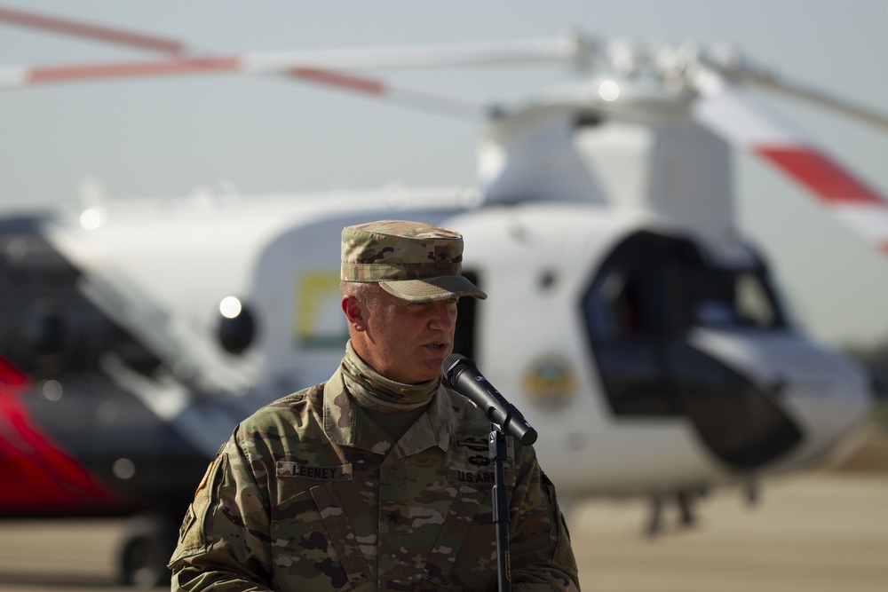 World’s largest helitanker stages at Joint Forces Training Base