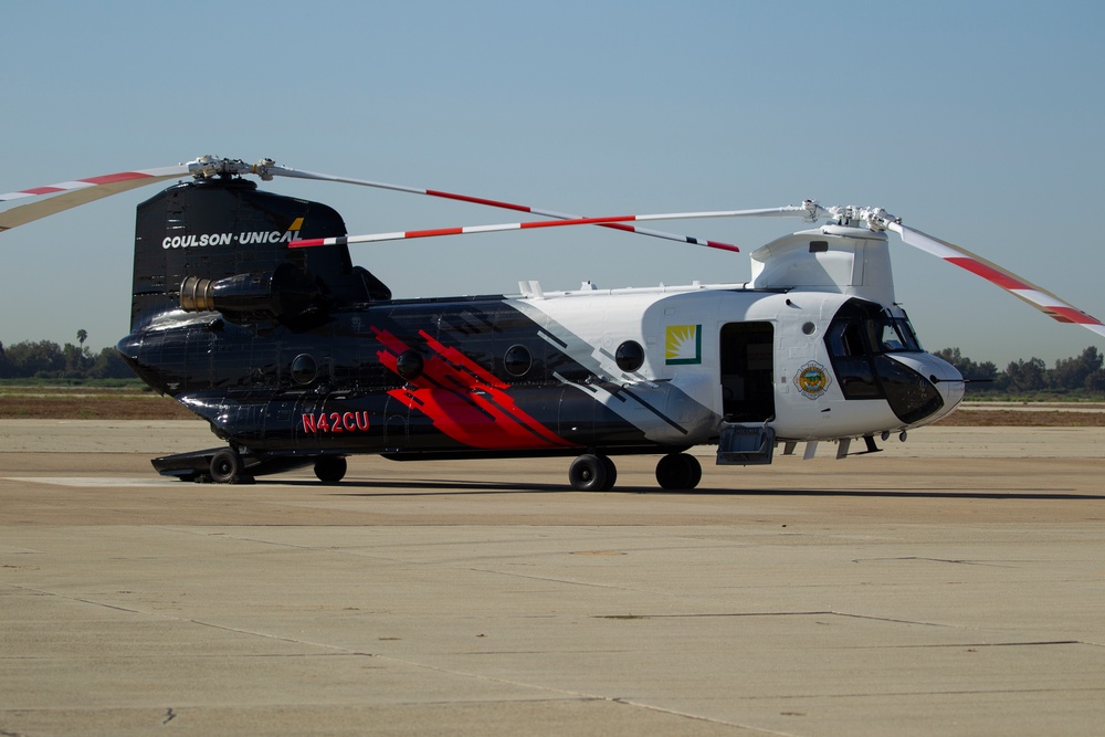 World’s largest helitanker stages at Joint Forces Training Base