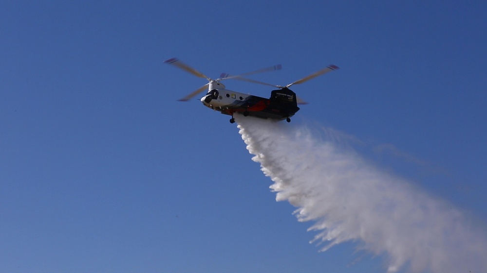 World’s largest helitanker stages at Joint Forces Training Base