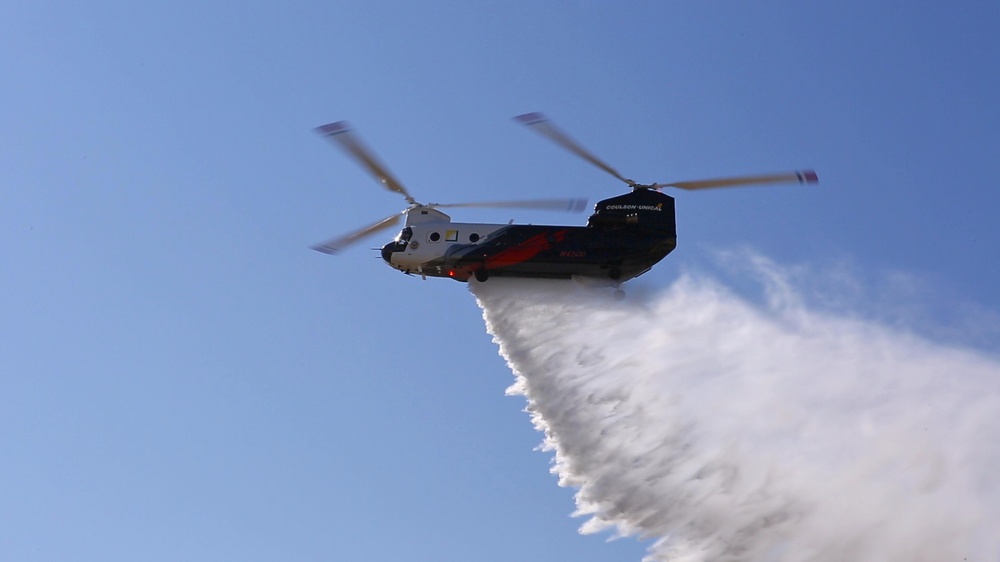 World’s largest helitanker stages at Joint Forces Training Base