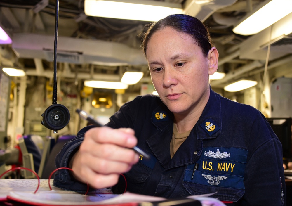 USS PHILIPPINE SEA DEPLOYMENT/ENGINEERING WATCH