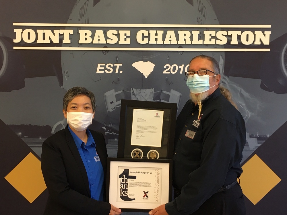 Joint Base Charleston Employee Named Army &amp; Air Force Exchange Service’s Outstanding Associate with a Disability