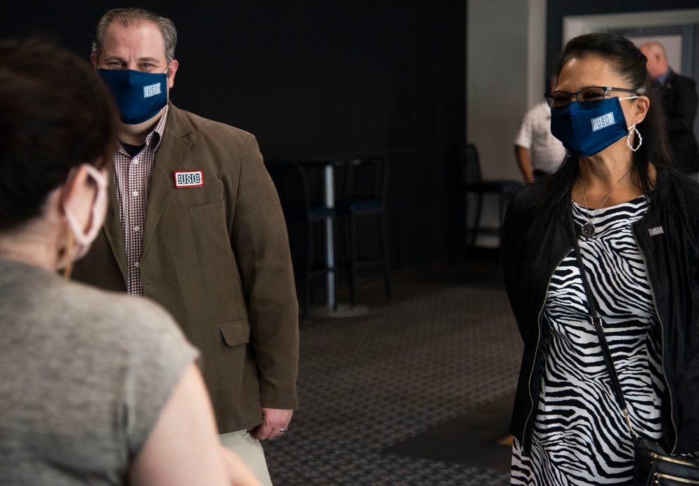 USO Leaders visit Goodfellow