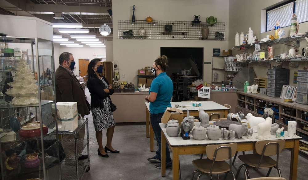 USO Leaders visit Goodfellow