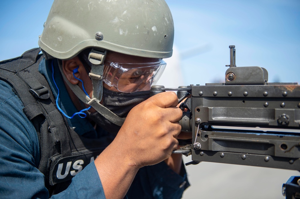 John Paul Jones Conducts Live Fire Exercise