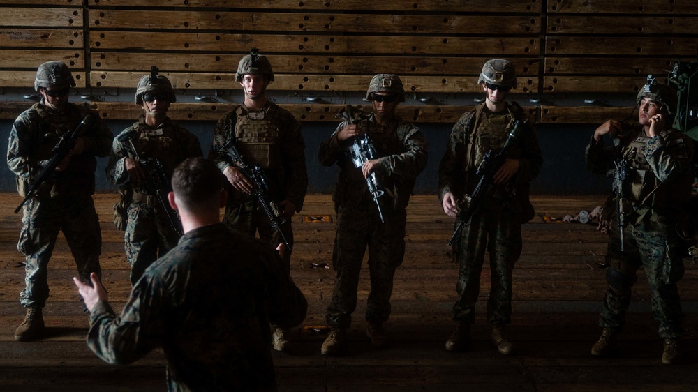 Germantown Marines run drills for an upcoming live fire shoot