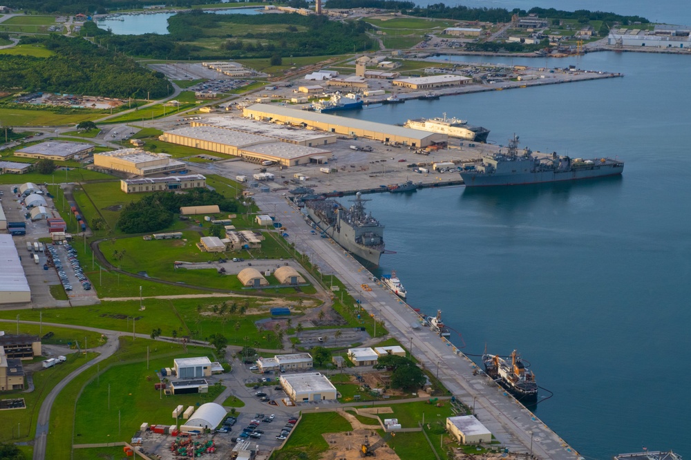 America Expeditionary Strike Group at Naval Base Guam