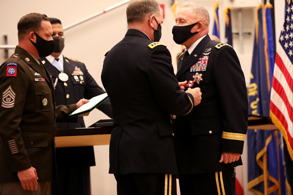 Lt. Gen. Michael A. Bills, former Eighth Army commanding general, retirement ceremony