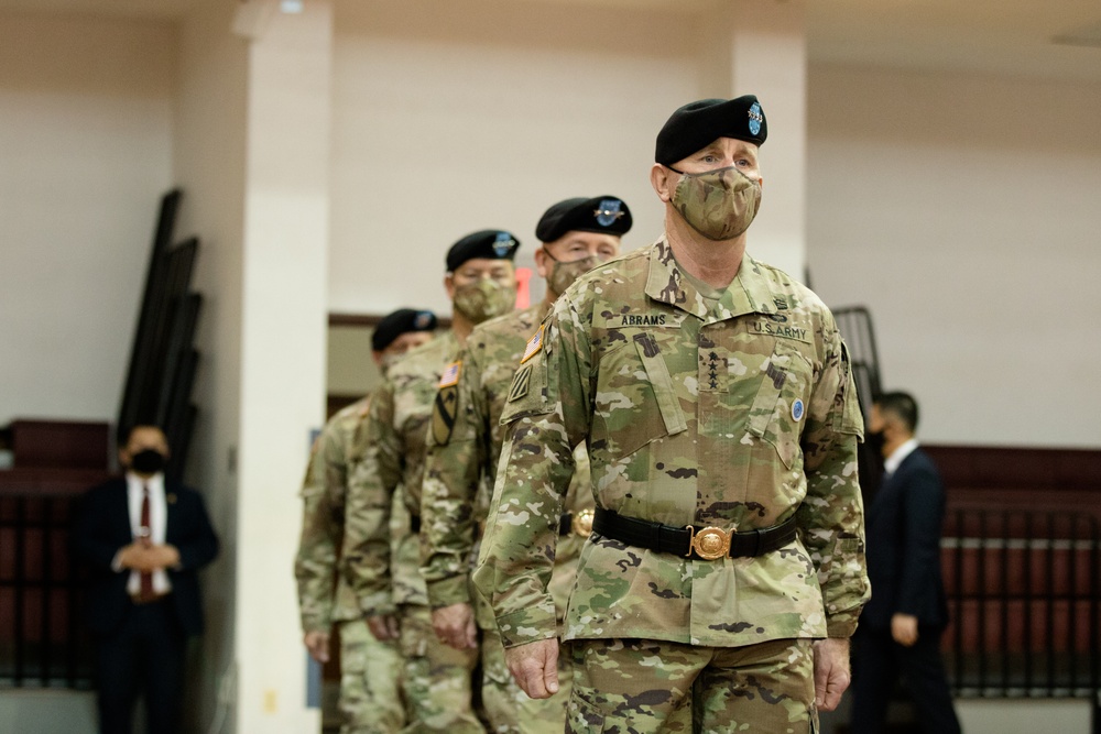 Lt. Gen. Michael A. Bills, former Eighth Army commanding general, retirement ceremony