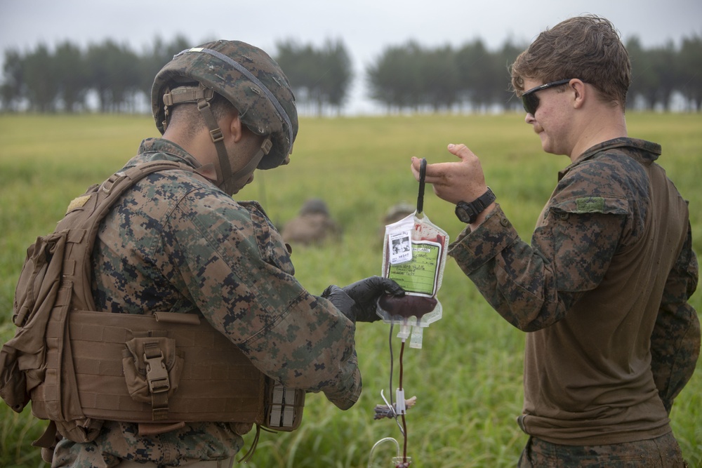 Marines with 31st MEU 2/4 Echo Company conduct Helo Raid