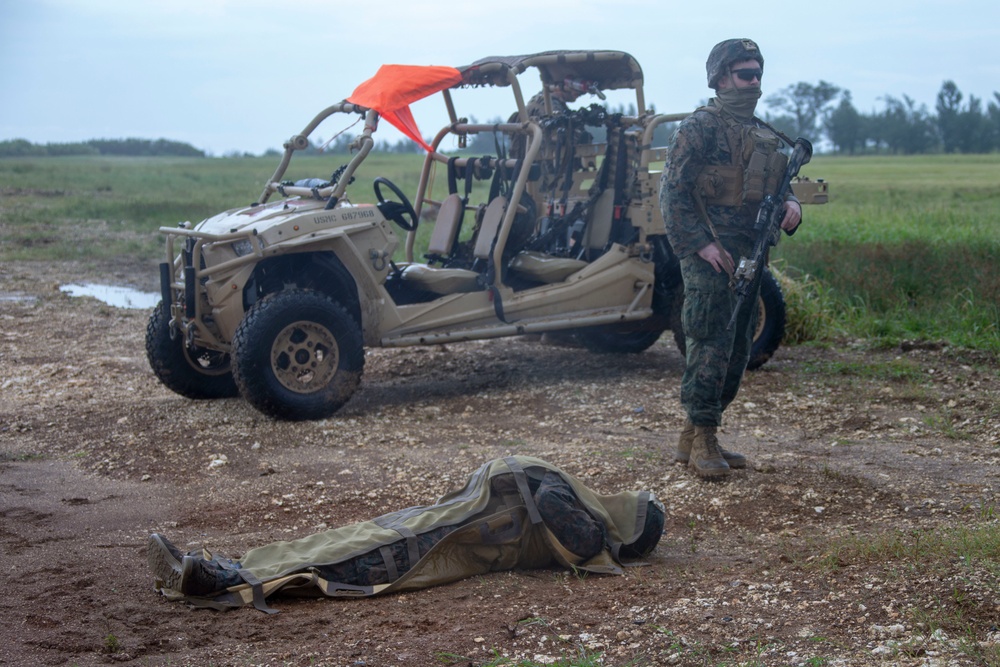 Marines with 31st MEU 2/4 Echo Company conduct Helo Raid