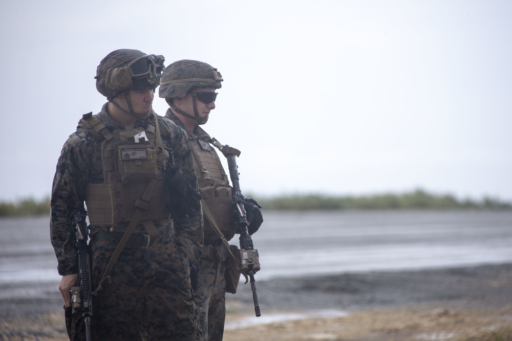 Marines with 31st MEU 2/4 Echo Company conduct Helo Raid