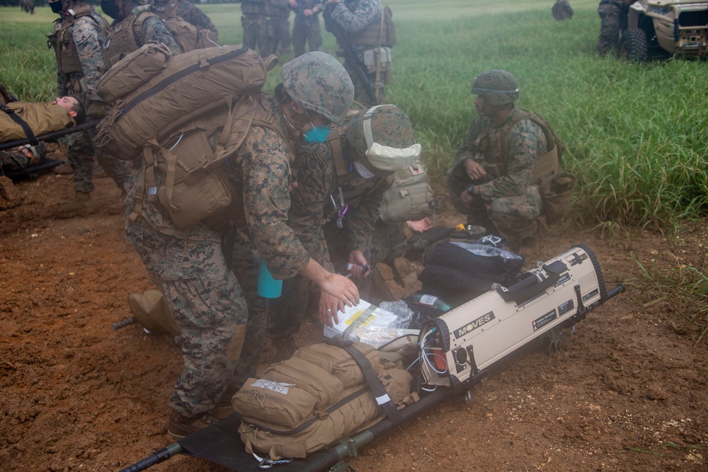 Marines with 31st MEU 2/4 Echo Company conduct Helo Raid