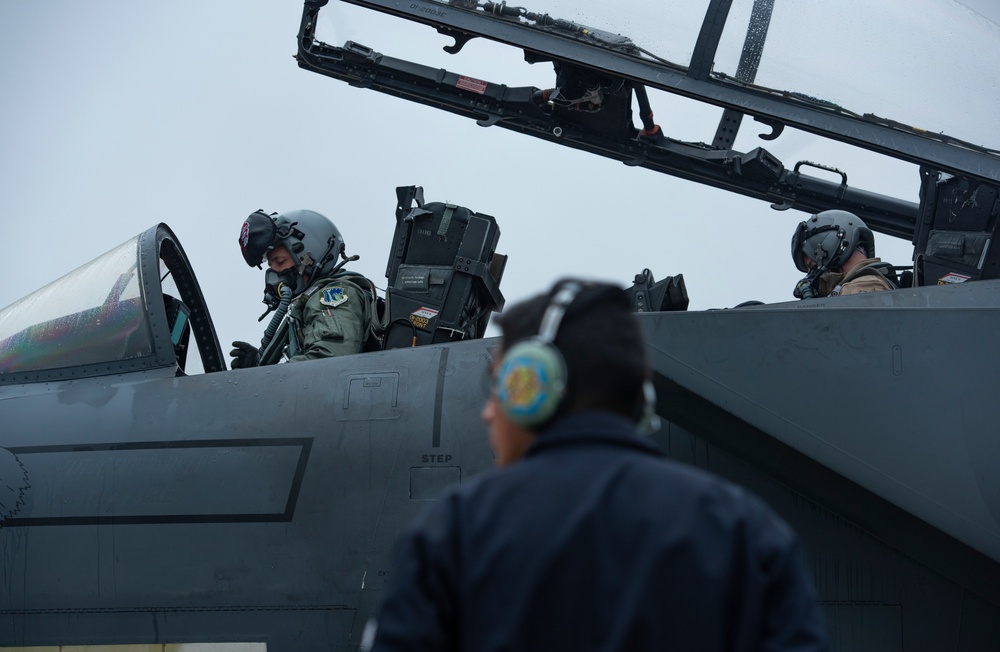 Eagles in the sky during Max 20-20