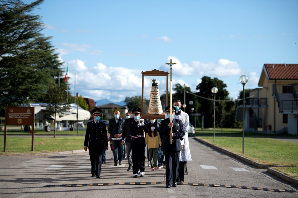 Madonna Di Loreto visits Aviano