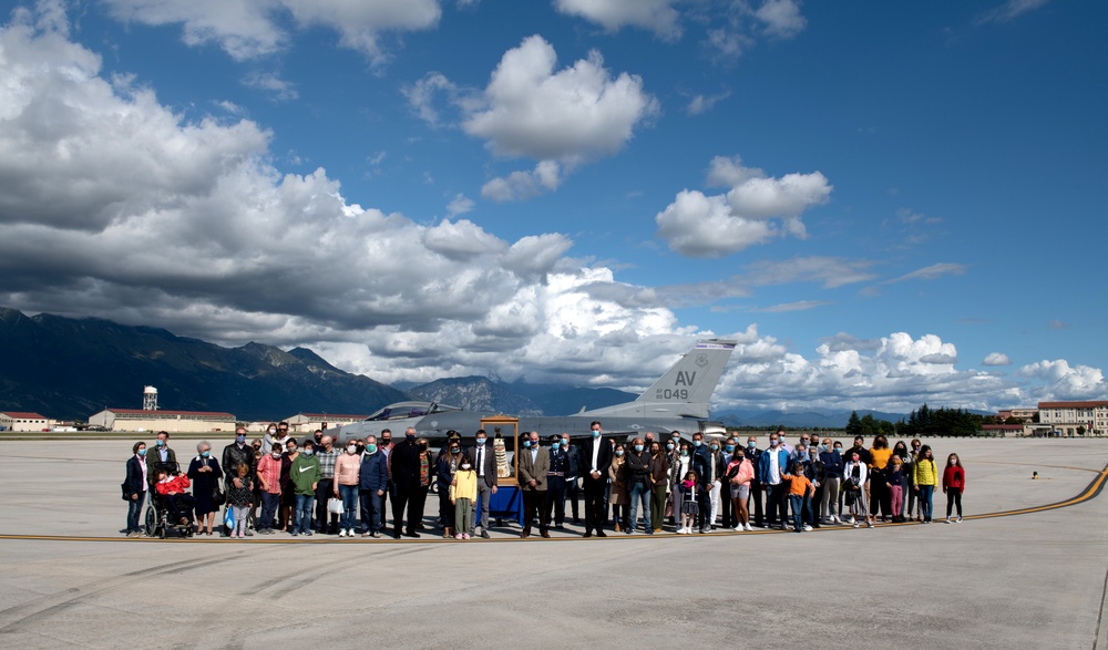 Madonna Di Loreto visits Aviano