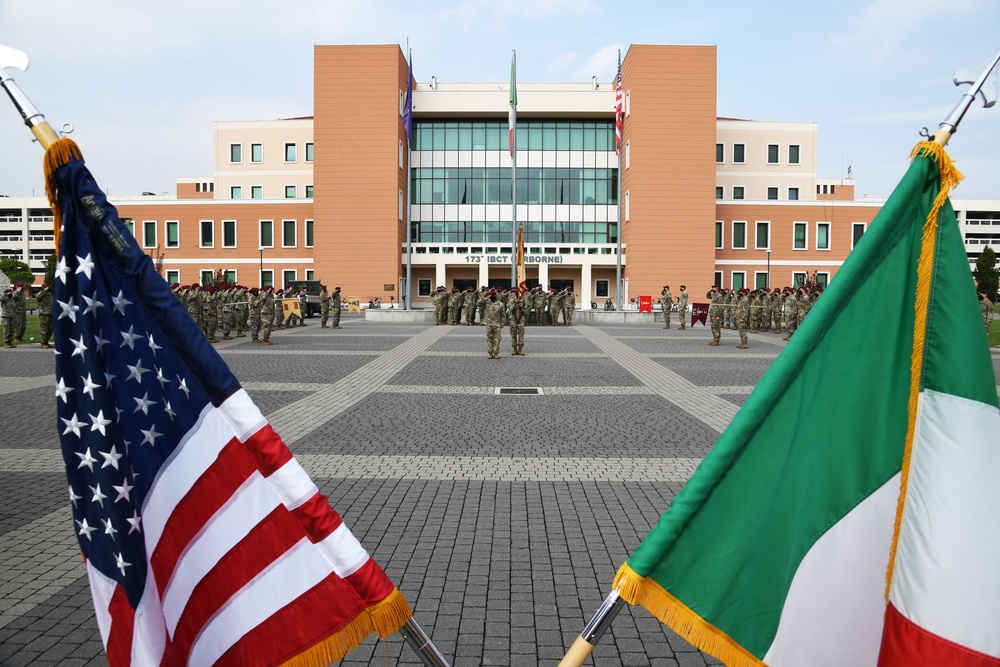 Change of Responsibility Ceremony, 173rd Brigade Support Battalion, 173rd Airborne Brigade