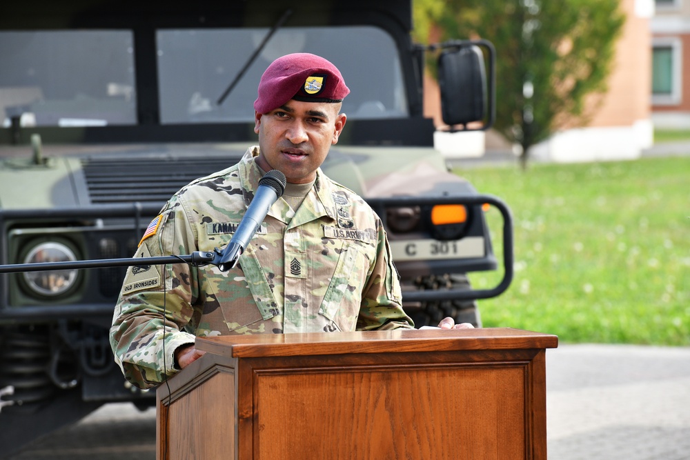 Change of Responsibility Ceremony, 173rd Brigade Support Battalion, 173rd Airborne Brigade