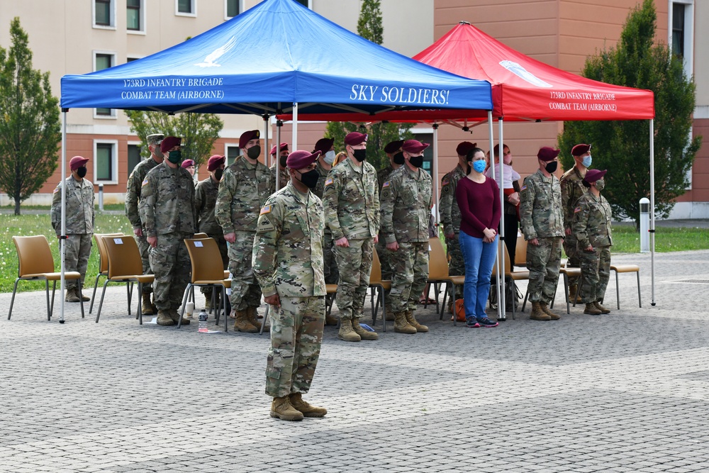 Change of Responsibility Ceremony, 173rd Brigade Support Battalion, 173rd Airborne Brigade