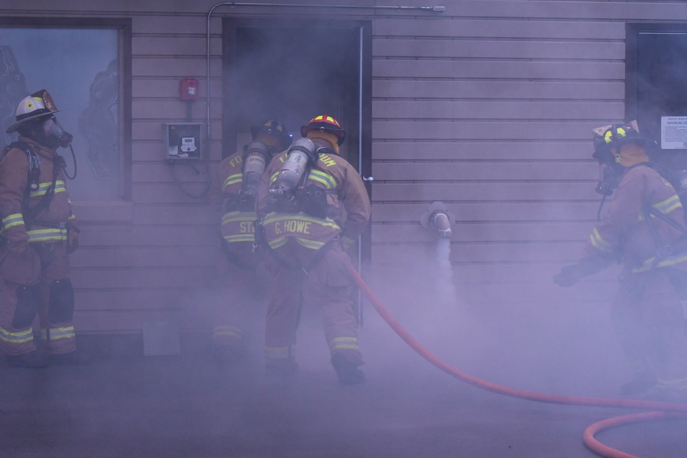 Fort Drum, Black River Firefighters team up for mutual aid training