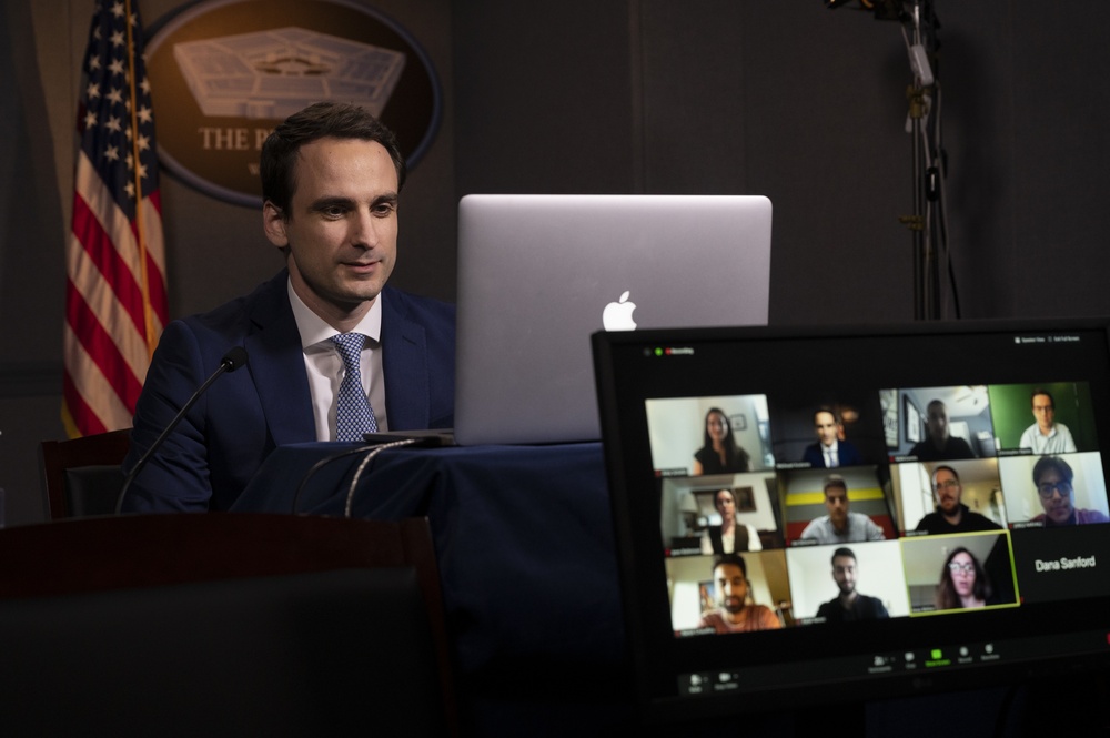 Acting USD for Research and Engineering, Michael Kratsios gives brief remarks to Technology and National Security Fellows