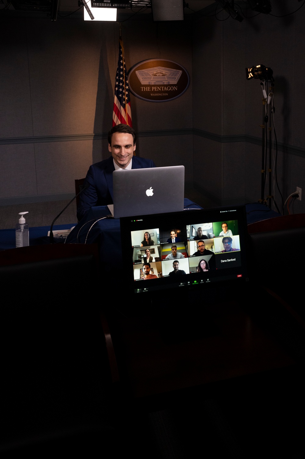 Acting USD for Research and Engineering, Michael Kratsios gives brief remarks to Technology and National Security Fellows