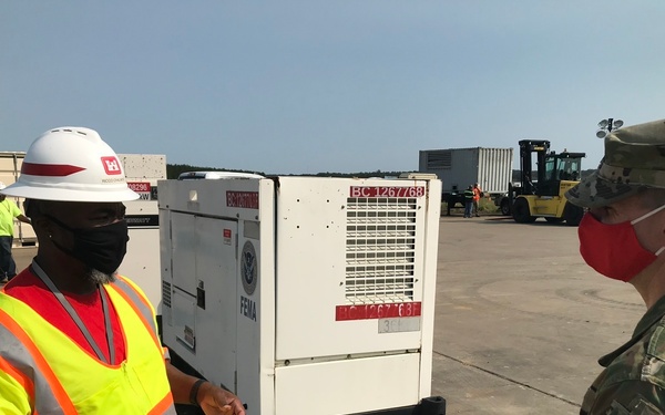 EFO commander visits temporary power team GSB