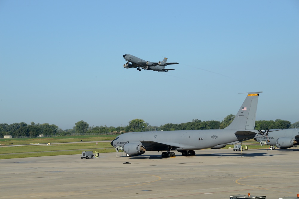 KC-135 take off