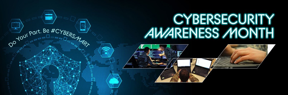 Army Cybersecurity Awareness Month Banner Image - Twitter and LinkedIn