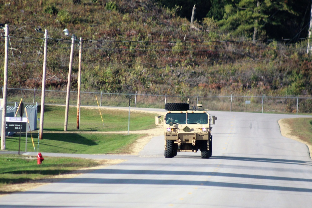 October 2020 training operations at Fort McCoy