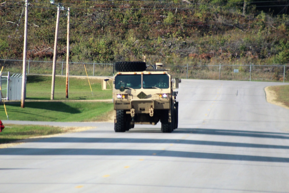 October 2020 training operations at Fort McCoy