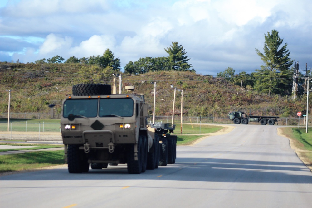 October 2020 training operations at Fort McCoy