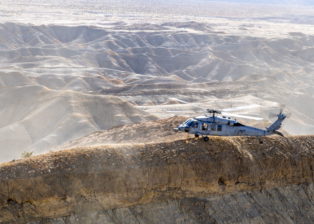 Helicopter Sea Combat Squadron 4 conducts training operations in El Centro, California