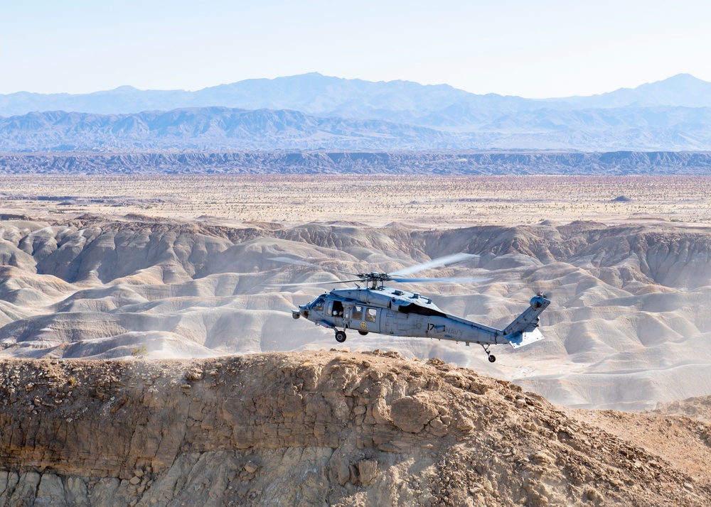 Helicopter Sea Combat Squadron 4 conducts training operations in El Centro, California