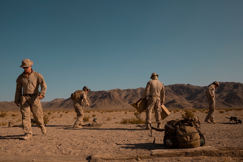 3d Reconnaissance Battalion Fire Sniper Rifles During SLTE 1-21