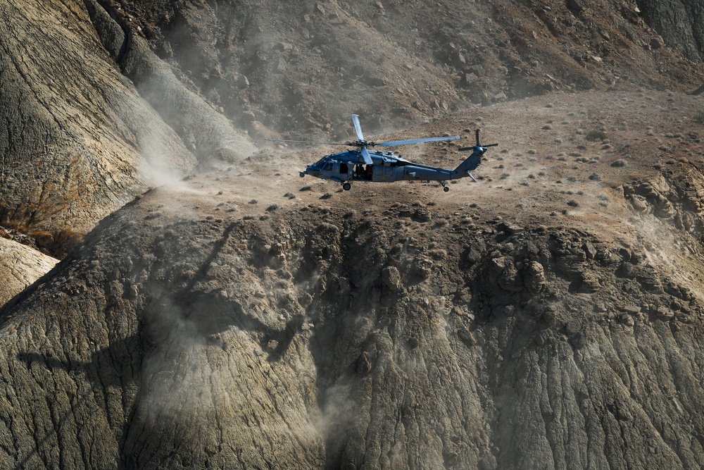 Helicopter Sea Combat Squadron (HSC) 4, practice Terrain Flight (TERF) tactical landings during Helicopter Advanced Readiness Program (HARP).