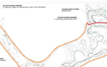 Map of Road Clousre needed for Muddy River Flood Risk Management Project