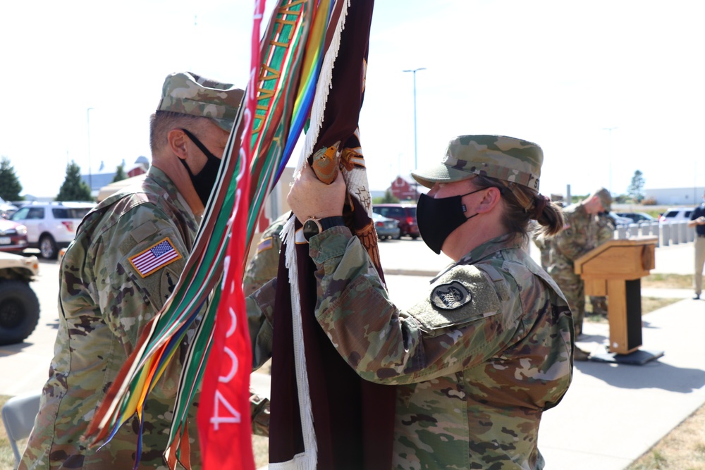 Iowa Army National Guard’s first female-to-female battalion change of command