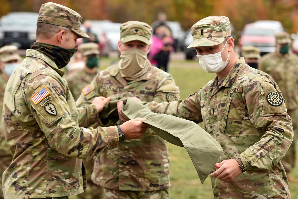 Solders of 1431st Engineer Company Deploy