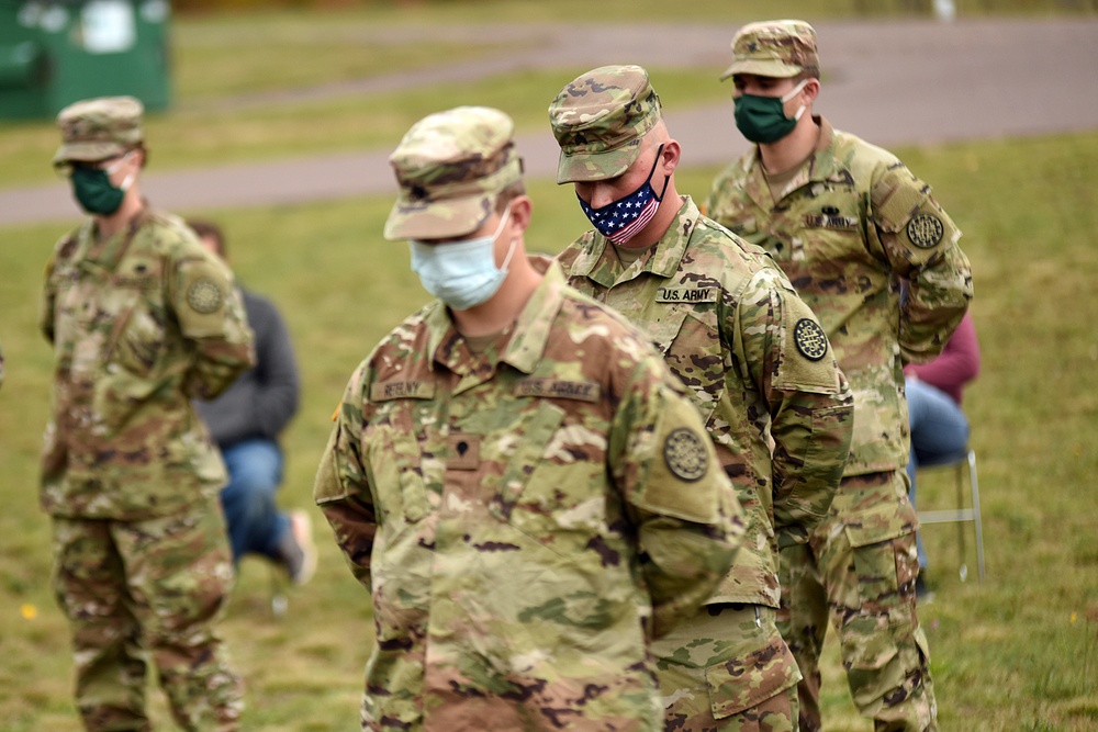 Solders of 1431st Engineer Company Deploy