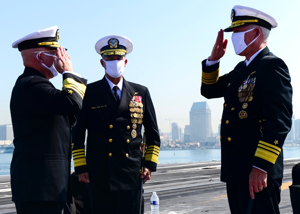 U.S. Naval Air Forces Conducts Change of Command