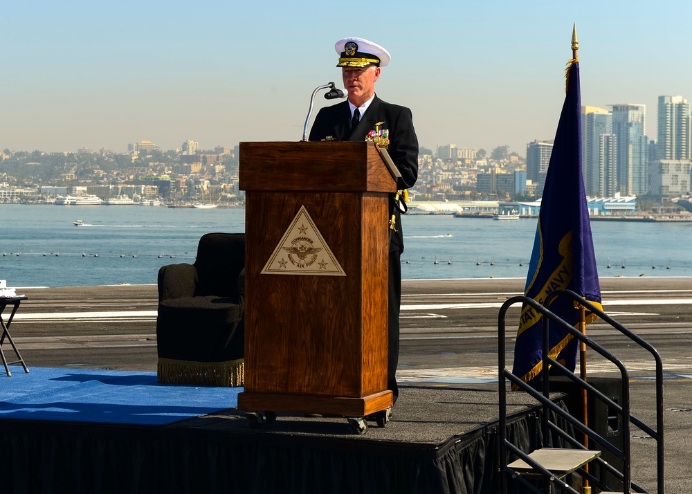 U.S. Naval Air Forces Conducts Change of Command