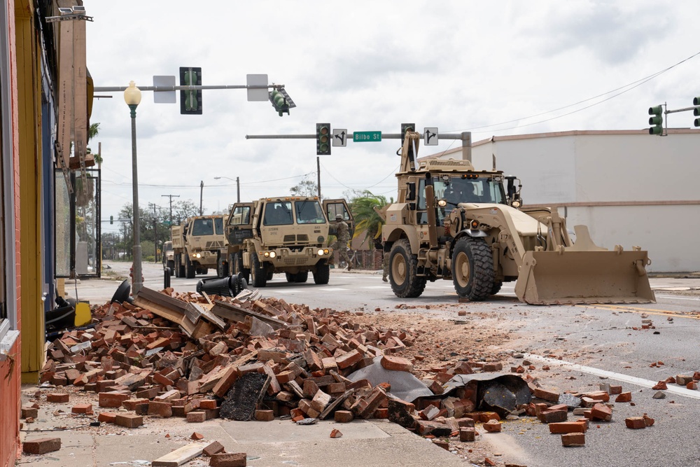 La National Guardsmen go eye-to-eye with Hurricane Laura