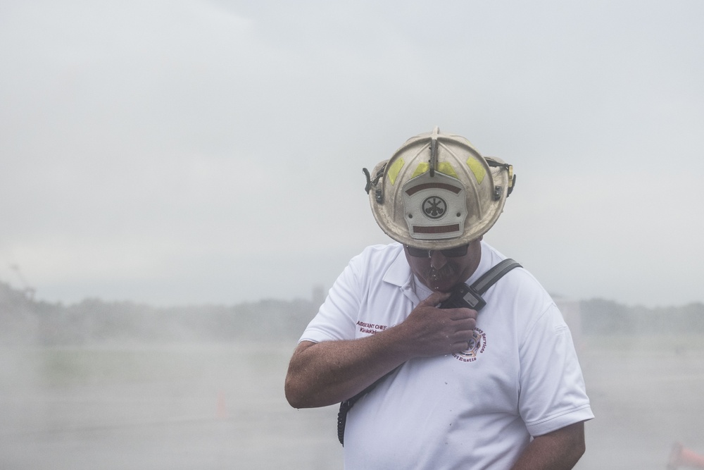We didn’t start the fire: Fort Eustis Firefighters practice like they play